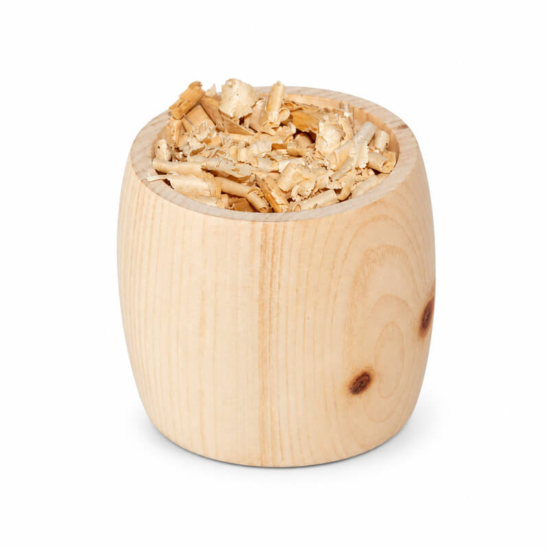 Zirben Duftdose Oval mit Späne Fragrance for essential oils - Image 1