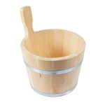 Pail for the sauna from Swiss pine