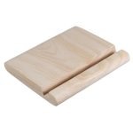 Stand for tablet from Swiss pine