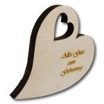 Heart with engraving